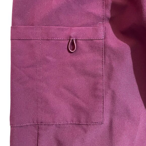 GT Performance Scrub Pants Burgundy Plus 2XL Modern Stretch Comfort Medical - Picture 2 of 8